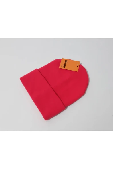 renkli çiçekler Kadın Bere Kırmızı Renk Bere - Resim 3