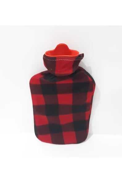 renkli çiçekler Desenli Kılıflı 2 LT Sıcak Su Torbası - Resim 3