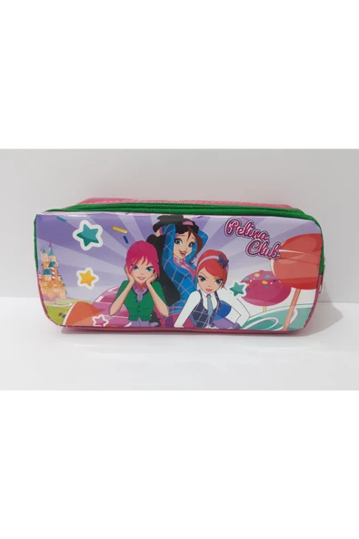 renkli çiçekler Kalemlik Dikdörtgen Kalem Kutusu - Resim 6