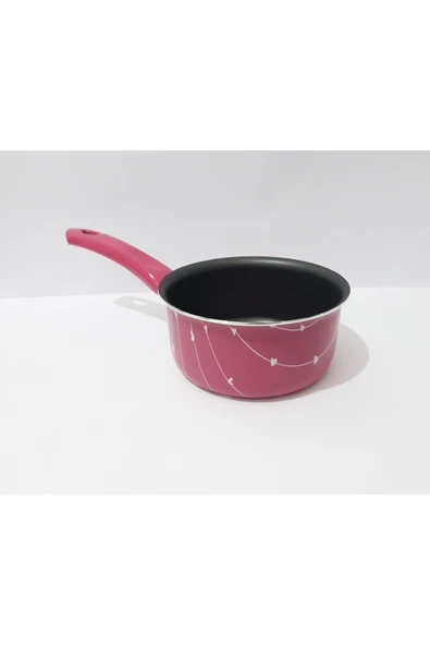 renkli çiçekler 14 Cm Derin Teflon Tava Süt Çorba Yemek Isıtma Pişirme Tavası