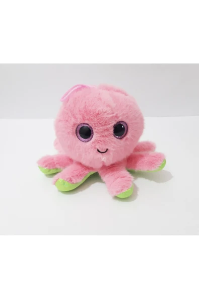 renkli çiçekler 15 CM Sevimli Mini Peluş Oyuncak Ahtapot çocuklar İçin Hediye - 3