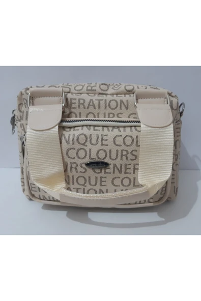 renkli çiçekler Kadın Çanta Omuz Askılı Kullanışlı Kadın Çantası - Resim 2