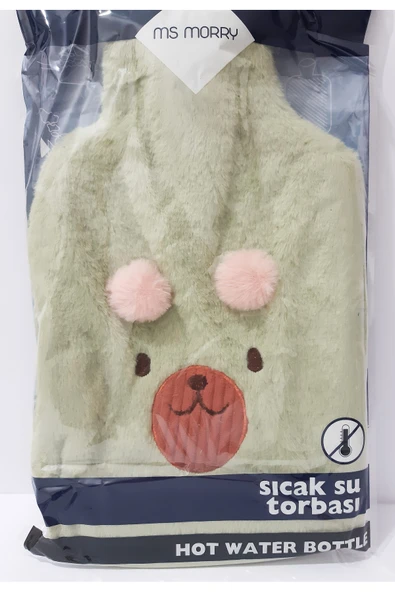 renkli çiçekler Sıcak Su Torba Peluşlu Sıcak Su Torbası - Resim 2