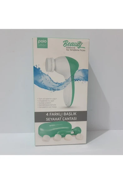 renkli çiçekler Elektronik Yüz Temizleme Fırçası - Resim 2