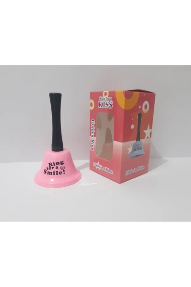 renkli çiçekler El Zili Resepsiyon Zili EL Çanı Çok Amaçlı Zil ürün görseli