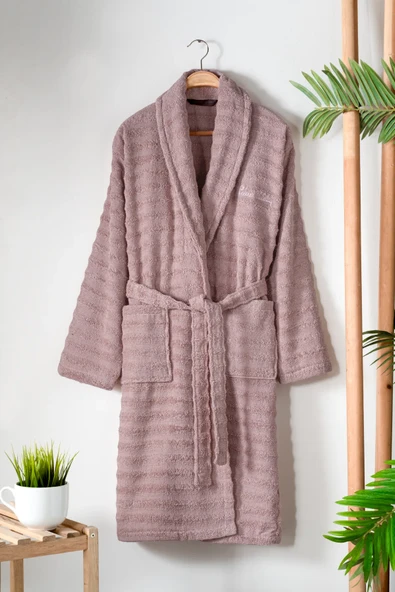 Pierre Cardin Soft Bornoz Harmony L/XL Beden Gül Kurusu