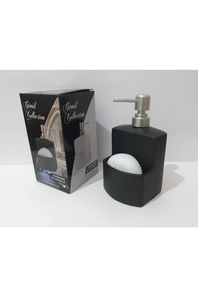 renkli çiçekler Porselen Sıvı Sabunluk - Resim 2