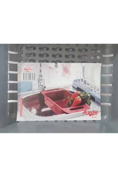 renkli çiçekler Açılır Kapanır Sebze Meyve Yıkama Sepeti Sürgülü Sepet - 2