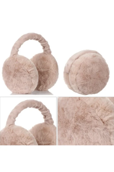 renkli çiçekler Yumuşak Peluş Kulak Isıtıcı Kış Sıcak Kadınlar Erkekler Için Moda Kulak Koruyucu - Resim 2