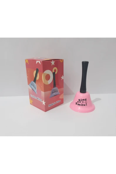 renkli çiçekler El Zili Resepsiyon Zili EL Çanı Çok Amaçlı Zil - Resim 5