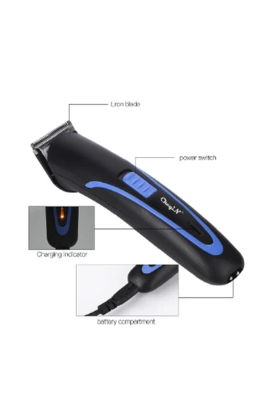 renkli çiçekler Profesyonel Şarj Edilebilir Saç Düzeltici Saç Kesme Makinesi - Resim 2