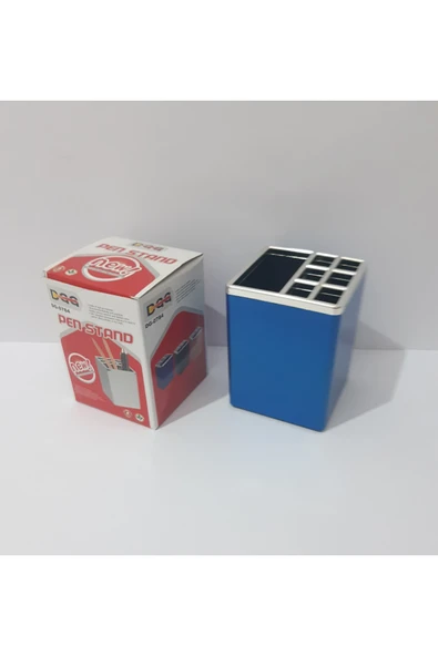 renkli çiçekler Kalemlik Dikdörtgen Mavi Renk Kalem Kutusu Ev Ofis Için ürün görseli