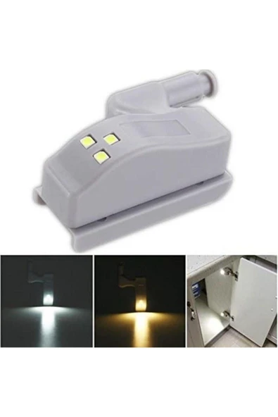 renkli çiçekler 2 Adet Gardrop Dolap Içi Led Aydınlatıcı Menteşe Işığı