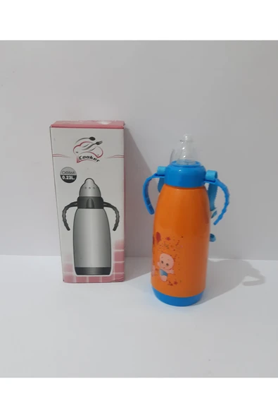 renkli çiçekler Biberon Sevimli Karikatür Desenli Bebekler Için Termoslu Biberon - Resim 5