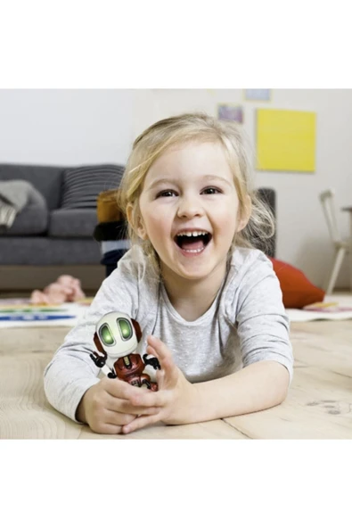 renkli çiçekler Elektronik Oyuncak Led Gözler Ve Dokunmatik Kontrol Robot Oyuncak - Resim 5