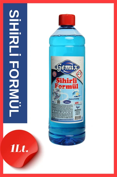 Gemix Sihirli Formül Mavi Su Fayans Derz Duşakabin Temizleyici 1000 ml ürün görseli