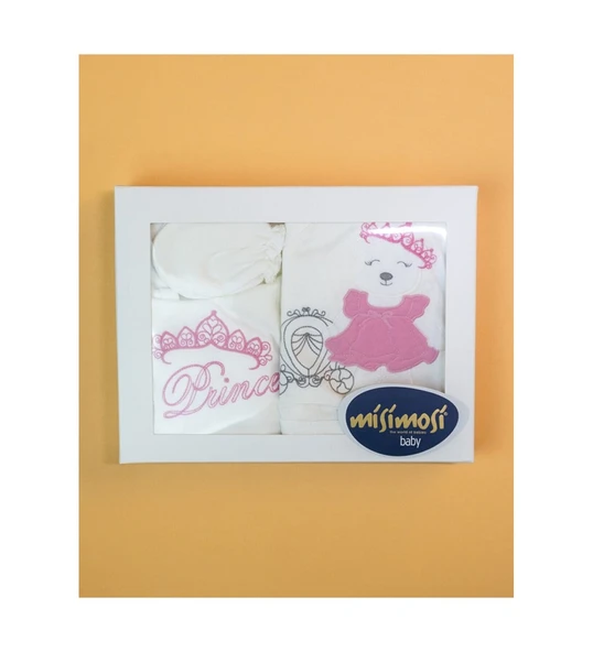 MİSİMOSİ BABY %100 PAMUKLU 5Lİ ZIBIN SET HASTANE ÇIKIŞI - Resim 2