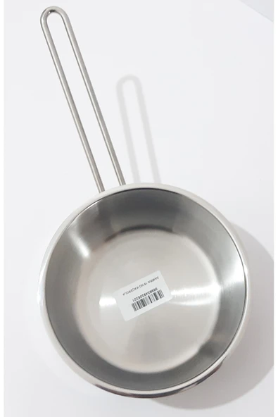 renkli çiçekler 16CM Tabanlı Derin Paslanmaz Çelik Tava Süt Çorba Yemek Isıtma ve Pişirme Tavası ÇelikSaplı Sos Tava - 8