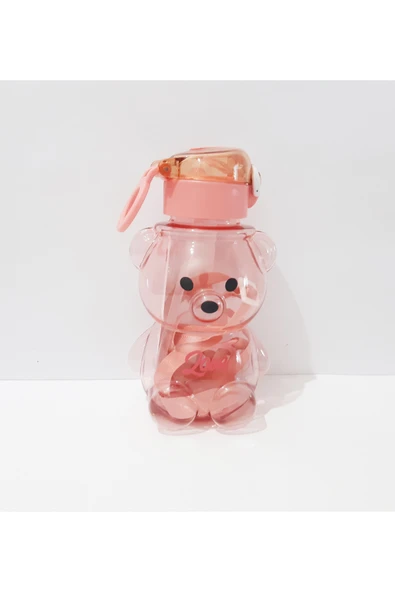 renkli çiçekler 750 ML Matara Okul İçin Suluk Ayıcık Modelli Su Matarası