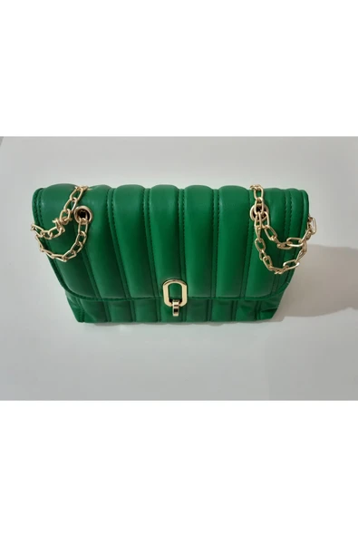 renkli çiçekler Kadın Çanta Yeşil Renk Kadın Çantası ürün görseli