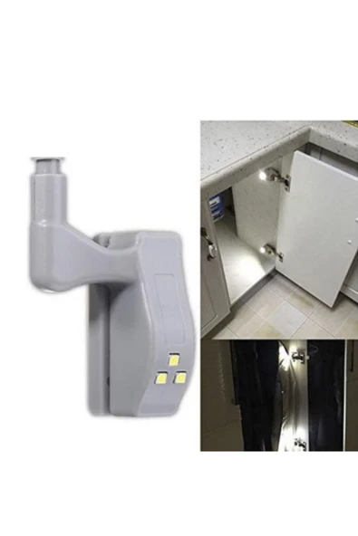 renkli çiçekler 2 Adet Gardrop Dolap Içi Led Aydınlatıcı Menteşe Işığı - 2