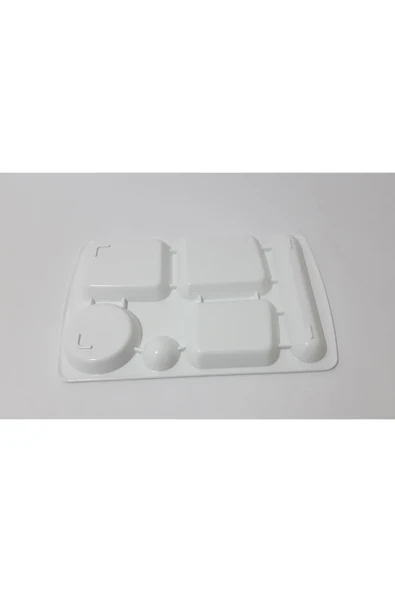 renkli çiçekler Çocuk İçin Desenli Melamin Tabildot Tabak Kahvaltı ve Yemek Tabağı Çocuklar için Yemek Tepsisi - Resim 7