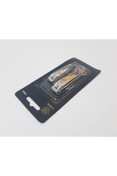 renkli çiçekler Tırnak Makas 2 Li Desenli Tırnak Makası - Resim 4