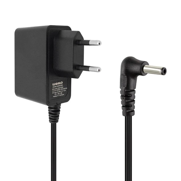 Weko 5 Volt - 1 Amper 3.5*1.35 Uçlu Priz Tipi Adaptör ürün görseli 1