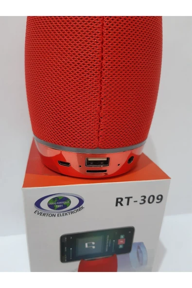renkli çiçekler Rt-309 Speaker Radyo Usb-sd-bluetooth - Resim 4