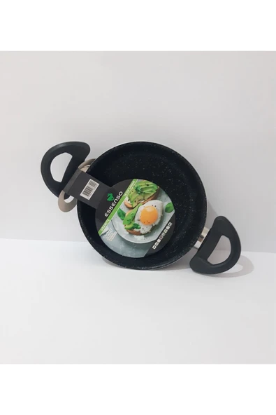 renkli çiçekler Tava 18 Cm Granit Sahan Yumurta Melemen Sahanı Pişirme Tavası - Resim 2