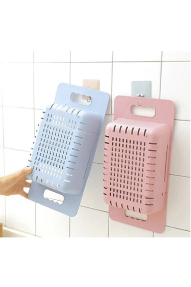 renkli çiçekler Ayarlanabilir Uzayıp Kısalabilen Plastik Lavabo Mutfak Süzgeci - Resim 8