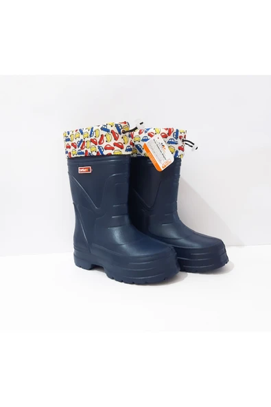 renkli çiçekler Çocuk Çizme Erkek Yağmur Çizmesi ürün görseli