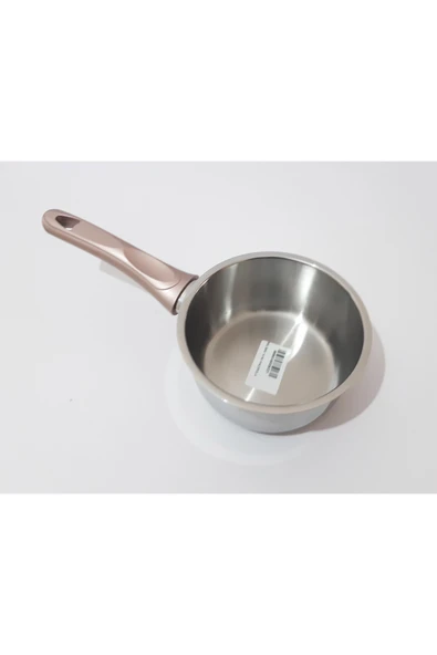 renkli çiçekler 14 CM Tabanlı Derin Paslanmaz Çelik Tava Süt Çorba Yemek Isıtma ve Pişirme Tavası Sos Tava - 4