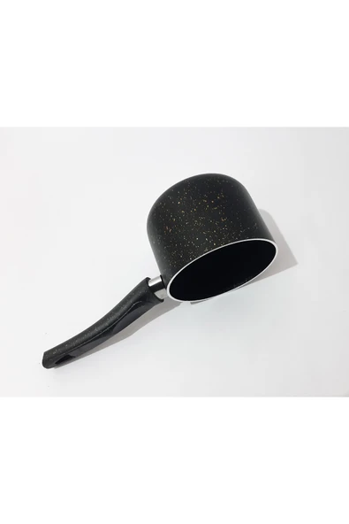 renkli çiçekler Tava 12 CM Derin Granit Tava Süt Çorba Yemek Isıtma ve Pişirme Tavası - 6