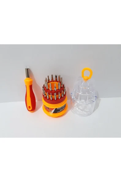 renkli çiçekler Tornavida set 31 Parça Tornavida seti - Resim 3