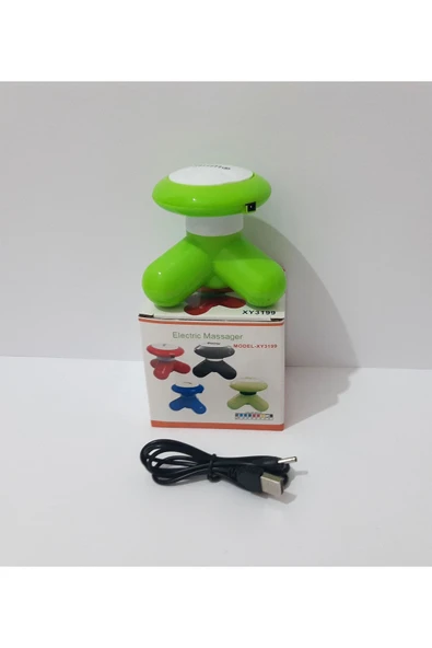 renkli çiçekler USB El Masaj Aleti - Resim 2