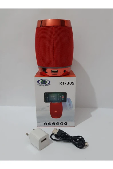renkli çiçekler Rt-309 Speaker Radyo Usb-sd-bluetooth - Resim 3