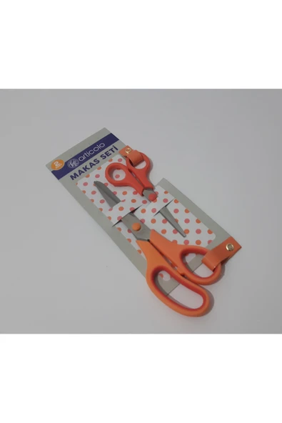 renkli çiçekler Makas 2 Li Makas Seti - 4