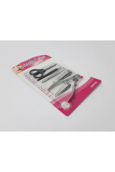 renkli çiçekler 6 Parça Bakım Seti - Resim 3