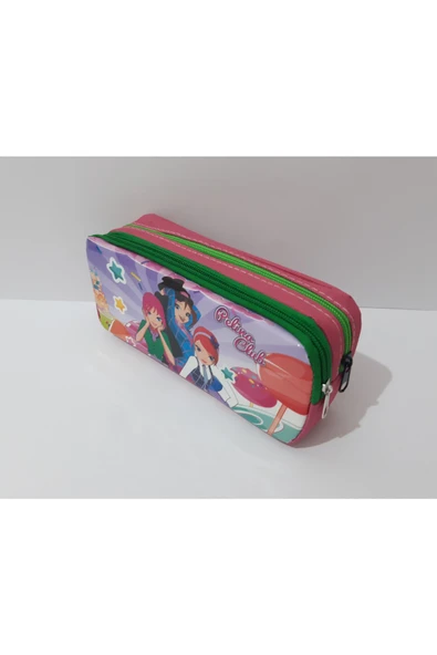 renkli çiçekler Kalemlik Dikdörtgen Kalem Kutusu ürün görseli