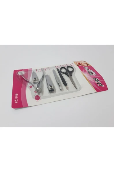 renkli çiçekler 6 Parça Bakım Seti - Resim 5