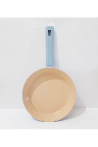 renkli çiçekler 22 CM Tava İndüksiyon Tabanlı Yapışmaz Tava Kızartma Tavası Derin Pişirme Tava | - Resim 6