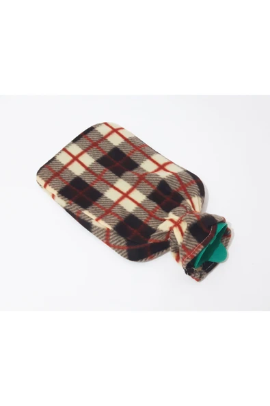 renkli çiçekler Renkli Desenli 2 LT Sıcak Su Torbası, Yumuşak Kılıf ile Konforlu Isınma - Resim 3