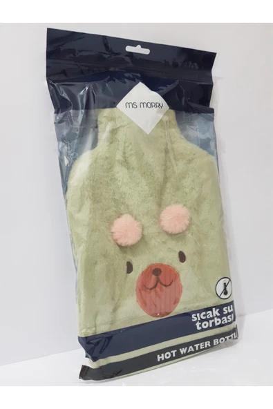 renkli çiçekler Sıcak Su Torba Peluşlu Sıcak Su Torbası - Resim 3