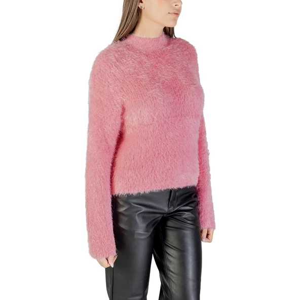 Only 15350651 Kadin Triko - Pembe - Resim 2