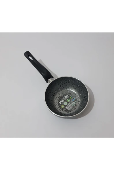 renkli çiçekler 12 Cm Derin Çorba Süt Yemek Isıtma Ve Sos Tavası Granit Mini Tava Ev Ofis Için - 5