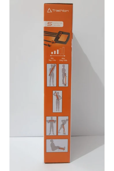 renkli çiçekler Siyah Egzersiz Direnç Yayı - Güç ve Esneklik Artırıcı Spor Aleti - Resim 3