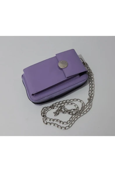 renkli çiçekler Kadın Cüzdanı Kullanışlı Çapraz Askılı Telefon Çanta Cüzdan 18x11x4 Cm - 4