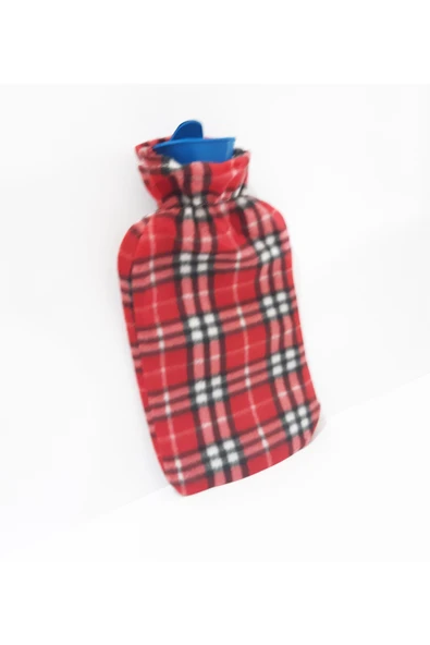 renkli çiçekler Desenli Kılıflı 2 LT Sıcak Su Torbası - Resim 2