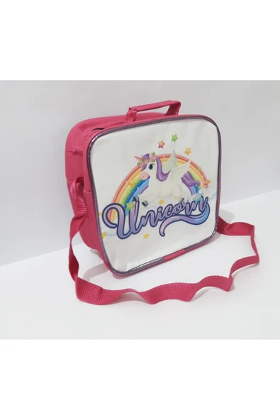 renkli çiçekler Beslenme Çanta Kız Çocuk Okul Beslenme Çantası Termoslu Çanta Gıda Çantası